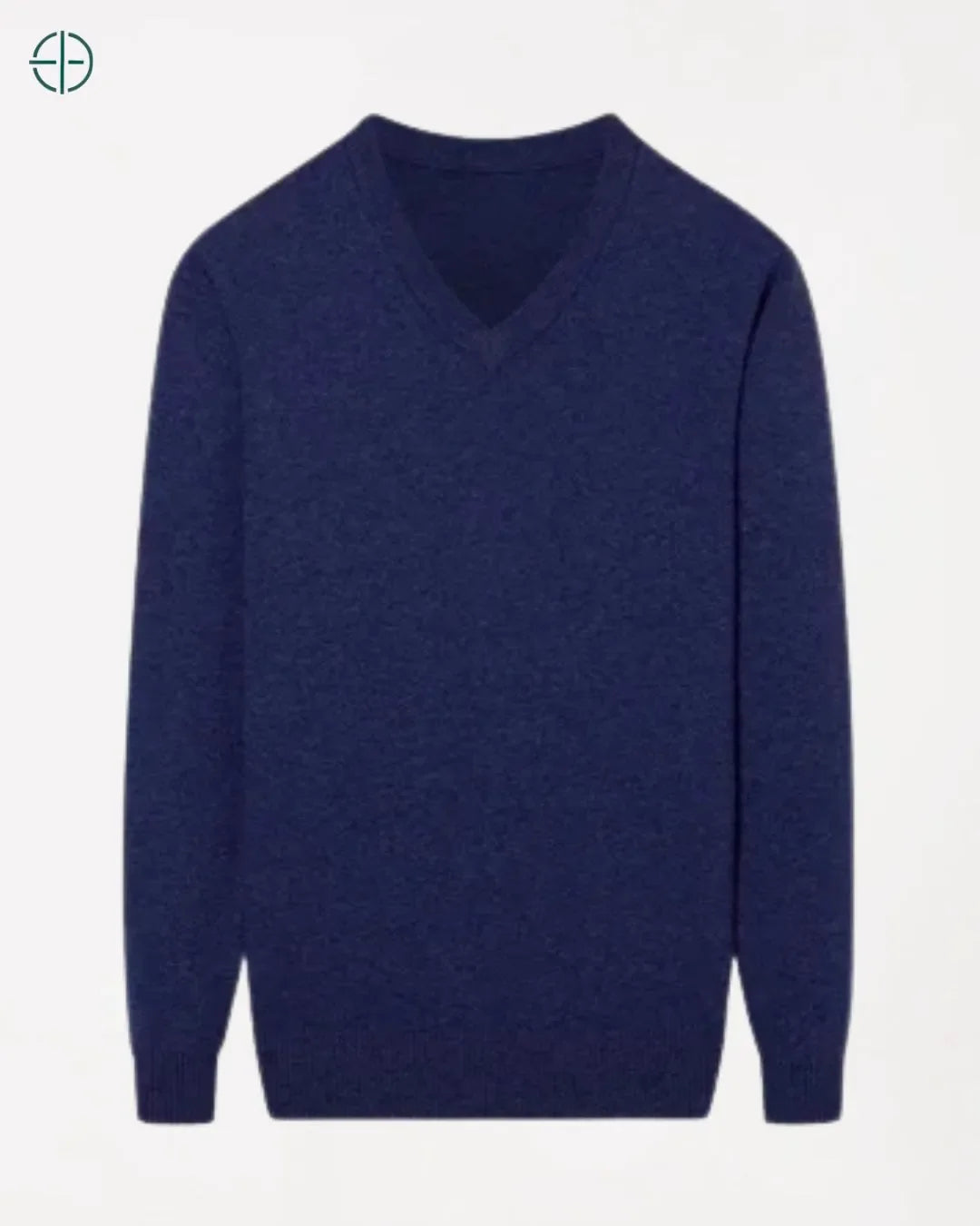 Casaco Engrossado Gola V 100% Caxemira | Rest Money™