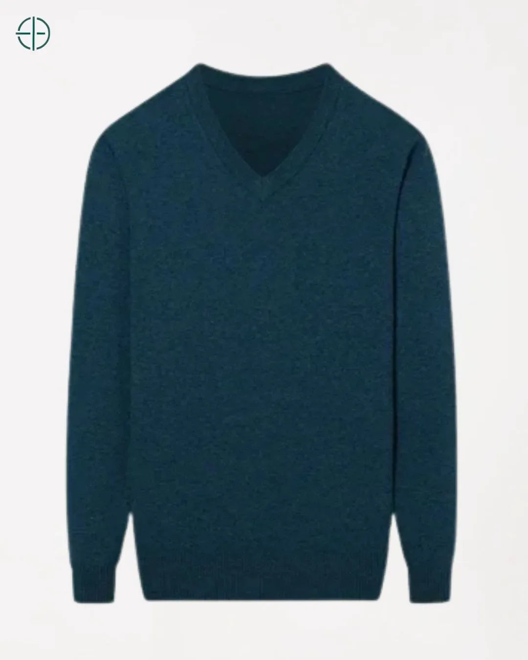 Casaco Engrossado Gola V 100% Caxemira | Rest Money™