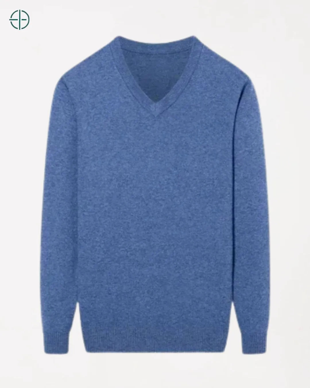 Casaco Engrossado Gola V 100% Caxemira | Rest Money™