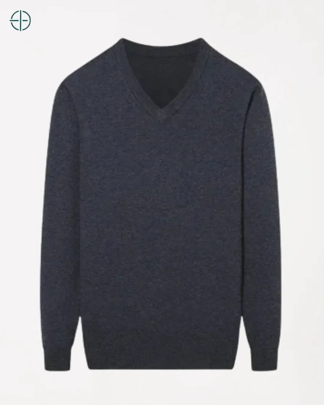 Casaco Engrossado Gola V 100% Caxemira | Rest Money™