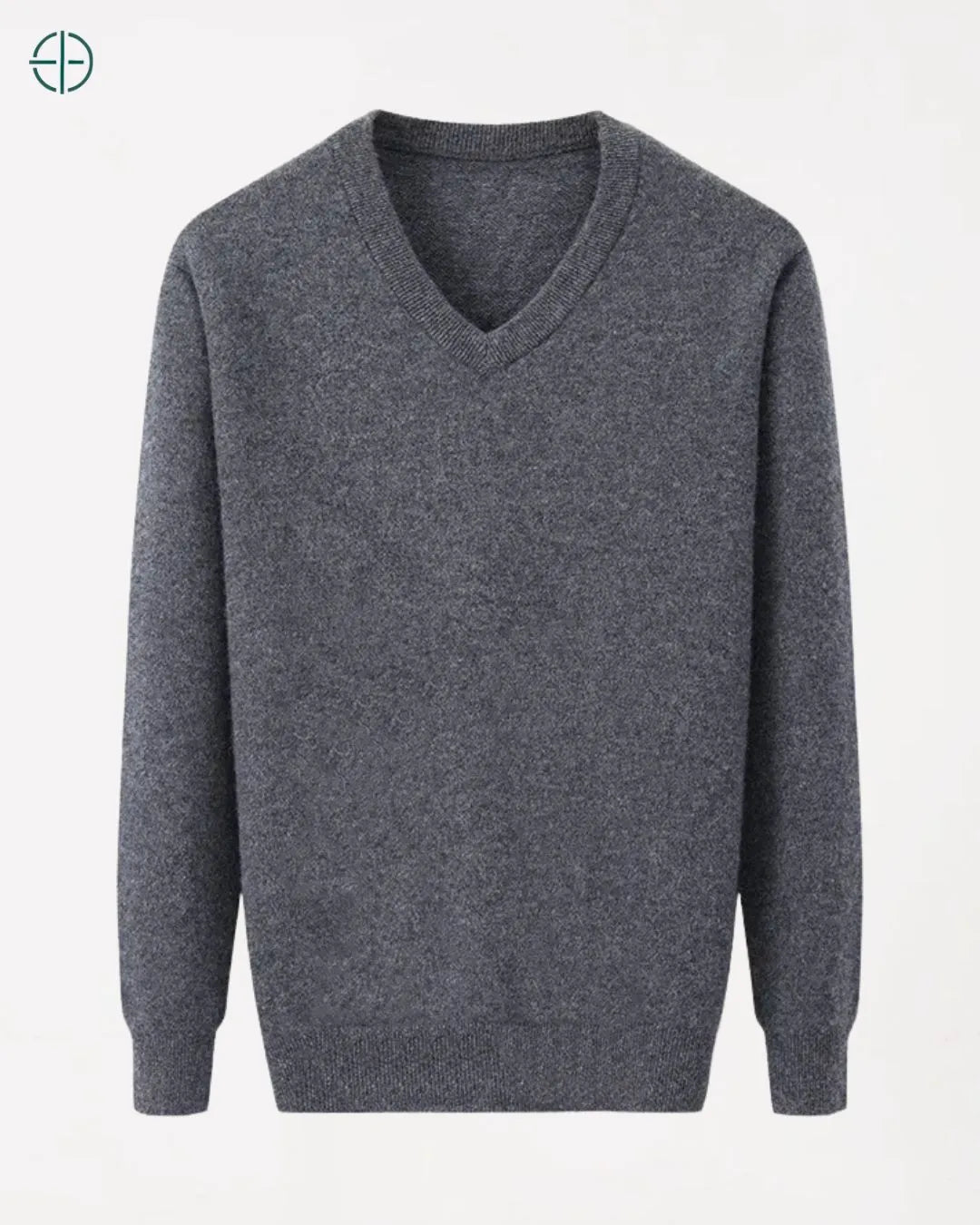 Casaco Engrossado Gola V 100% Caxemira | Rest Money™