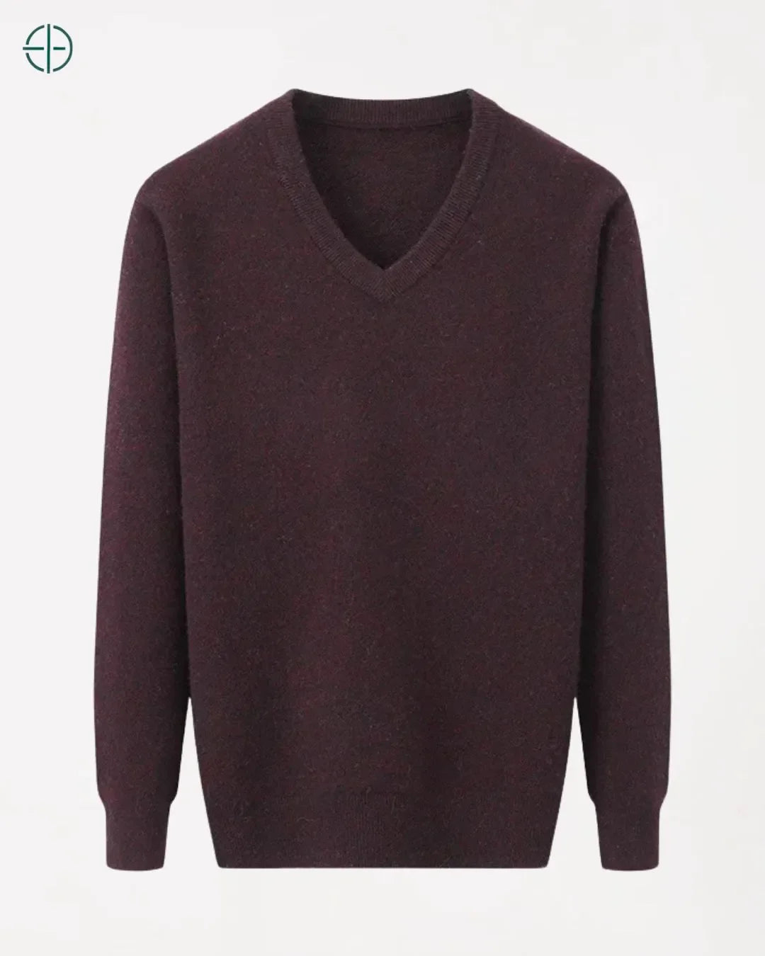 Casaco Engrossado Gola V 100% Caxemira | Rest Money™