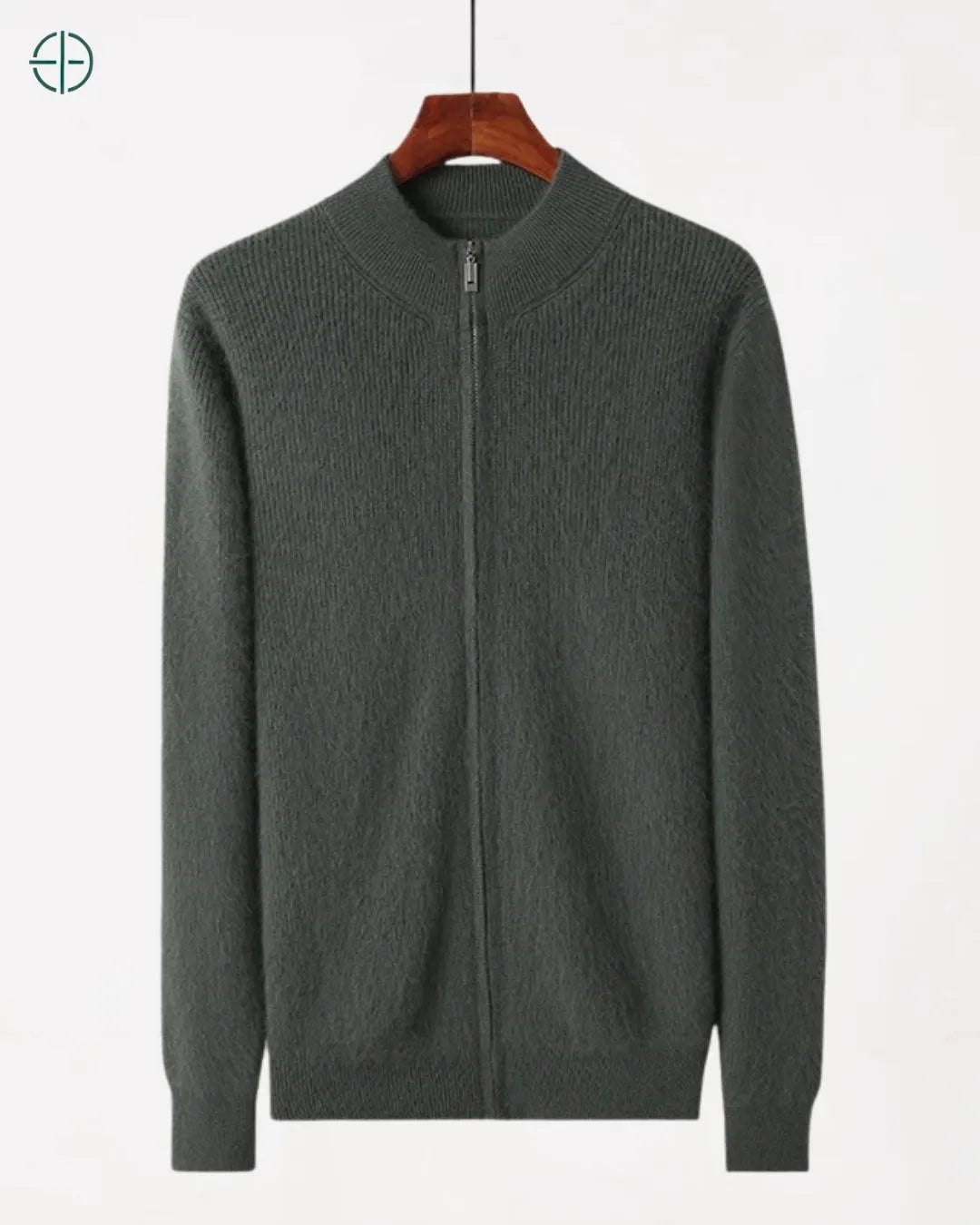 Casaco Masculino Zíper 100% Caxemira | Rest Money™