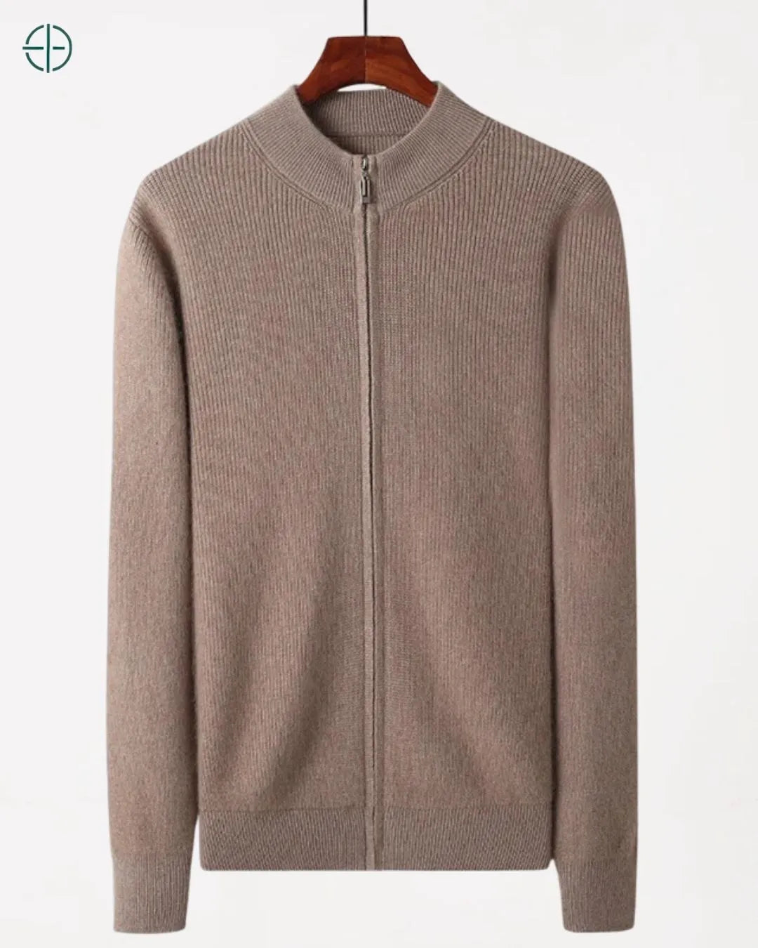 Casaco Masculino Zíper 100% Caxemira | Rest Money™