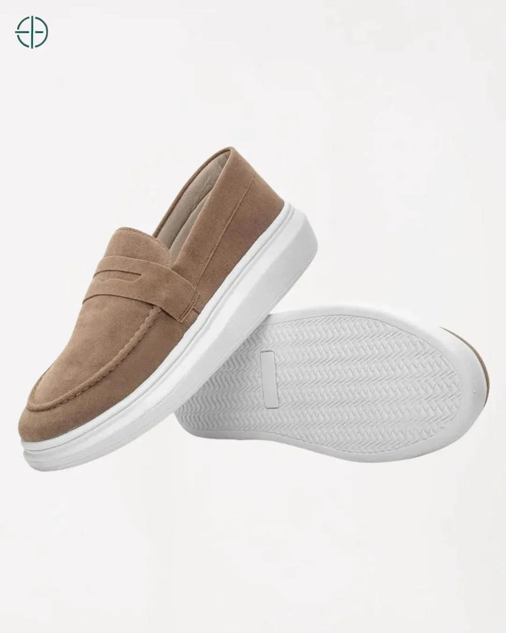 Mocassim de Camurça Masculino Bege | Rest Money™