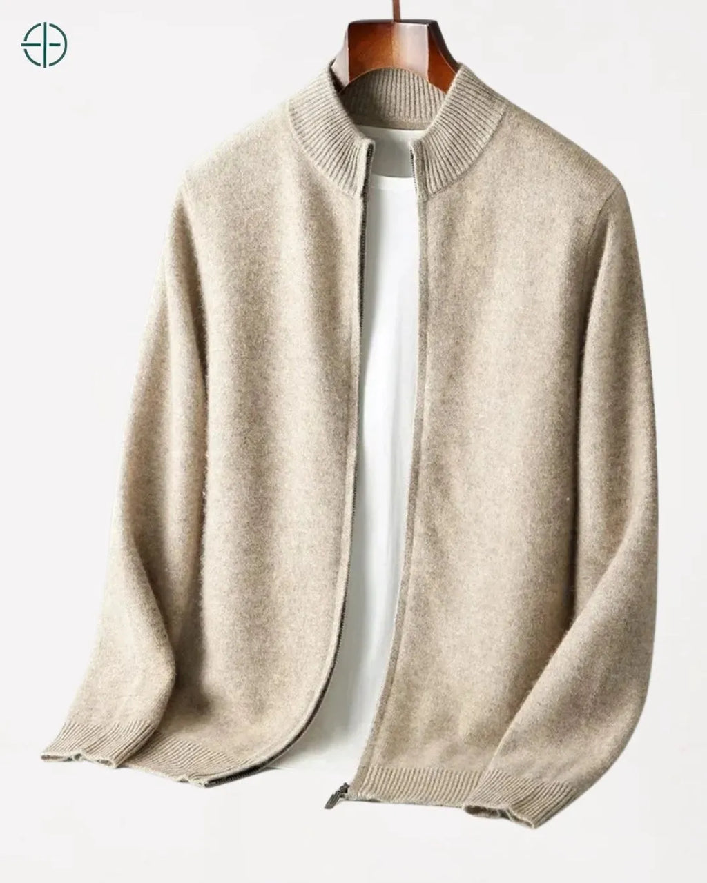 Cardigan Masculino Manga Longa 100% Caxemira | Rest Money™