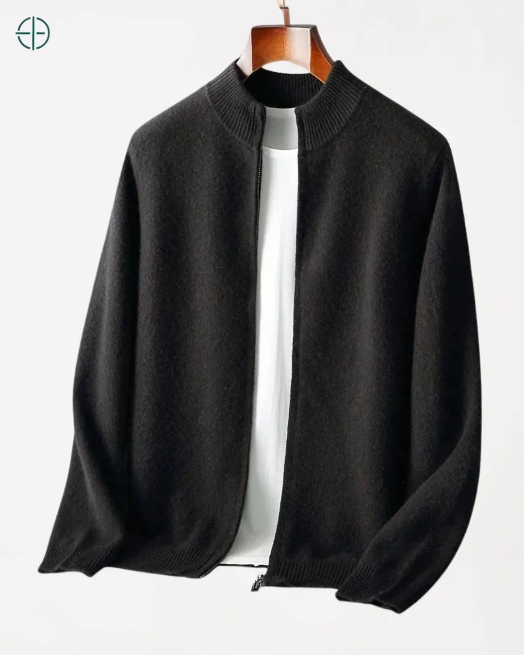 Cardigan Masculino Manga Longa 100% Caxemira | Rest Money™