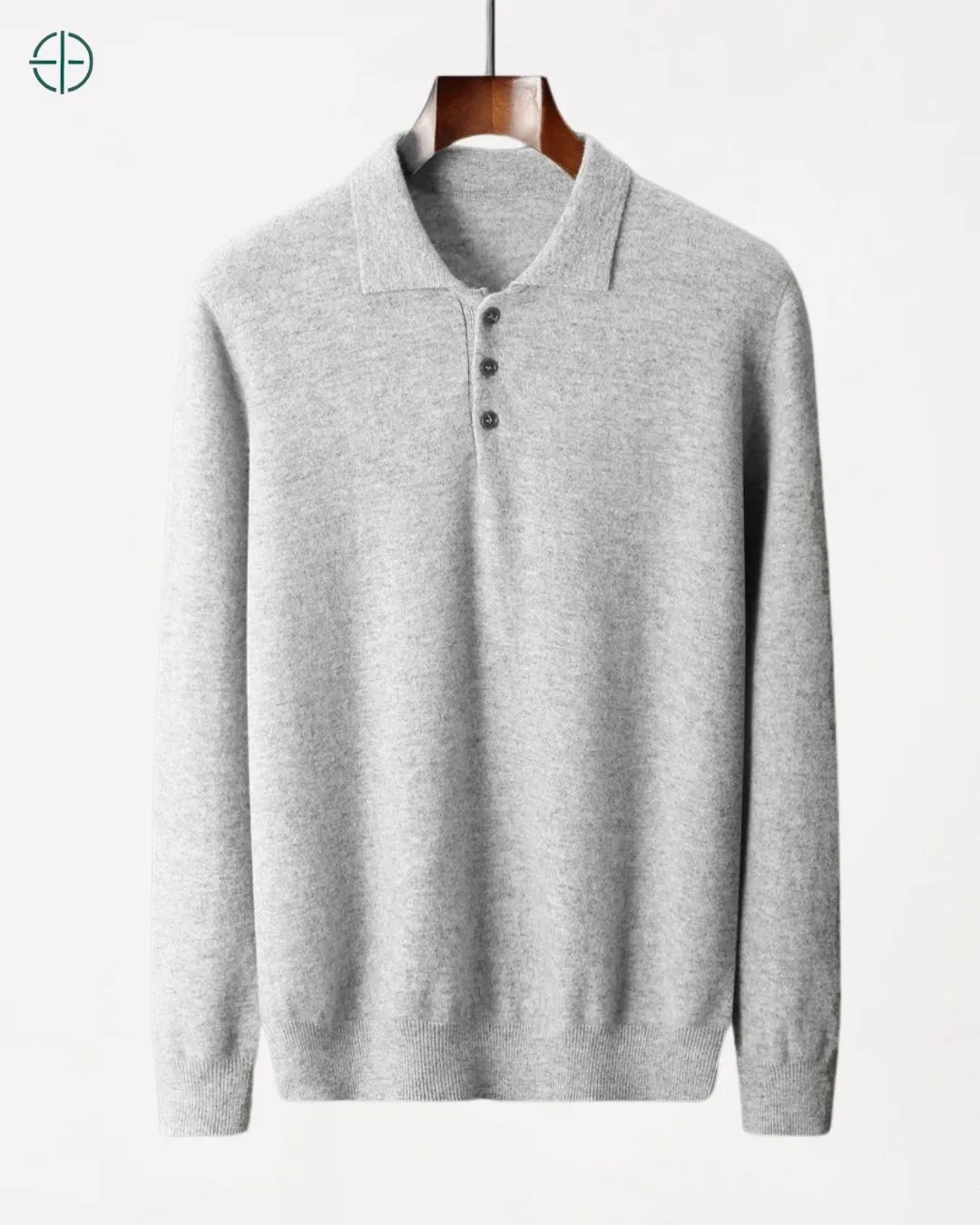 Polo 3 Botões Masculina 100% Caxemira | Rest Money™