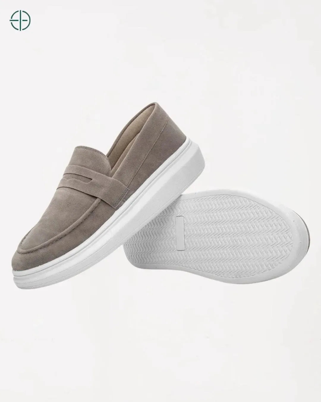 Mocassim de Camurça Masculino Cinza | Rest Money™