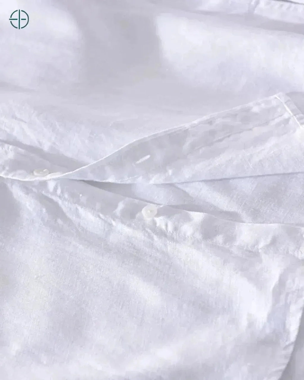 Camisa 100% Linho Masculina Branco | Rest Money™