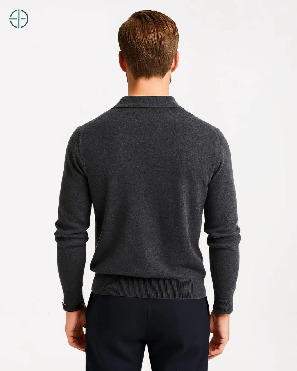 Polo 3 Botões Masculina 100% Caxemira | Rest Money™