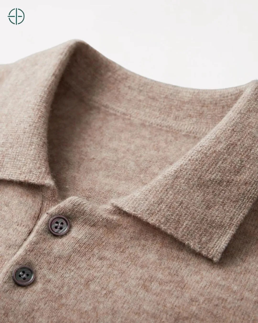 Polo 3 Botões Masculina 100% Caxemira | Rest Money™