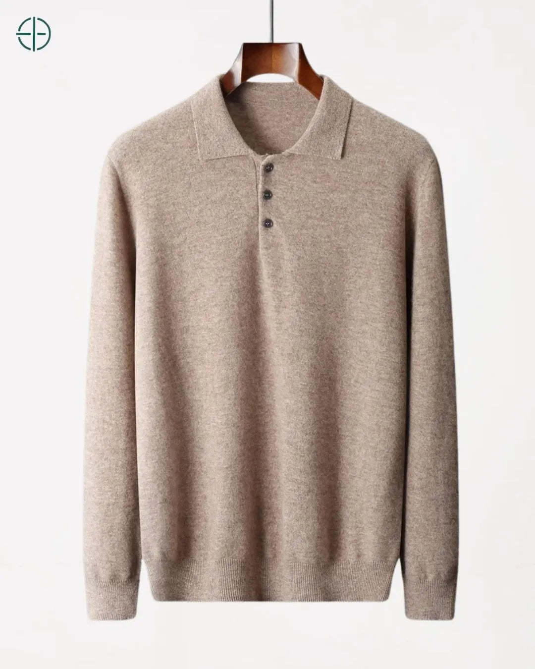 Polo 3 Botões Masculina 100% Caxemira | Rest Money™