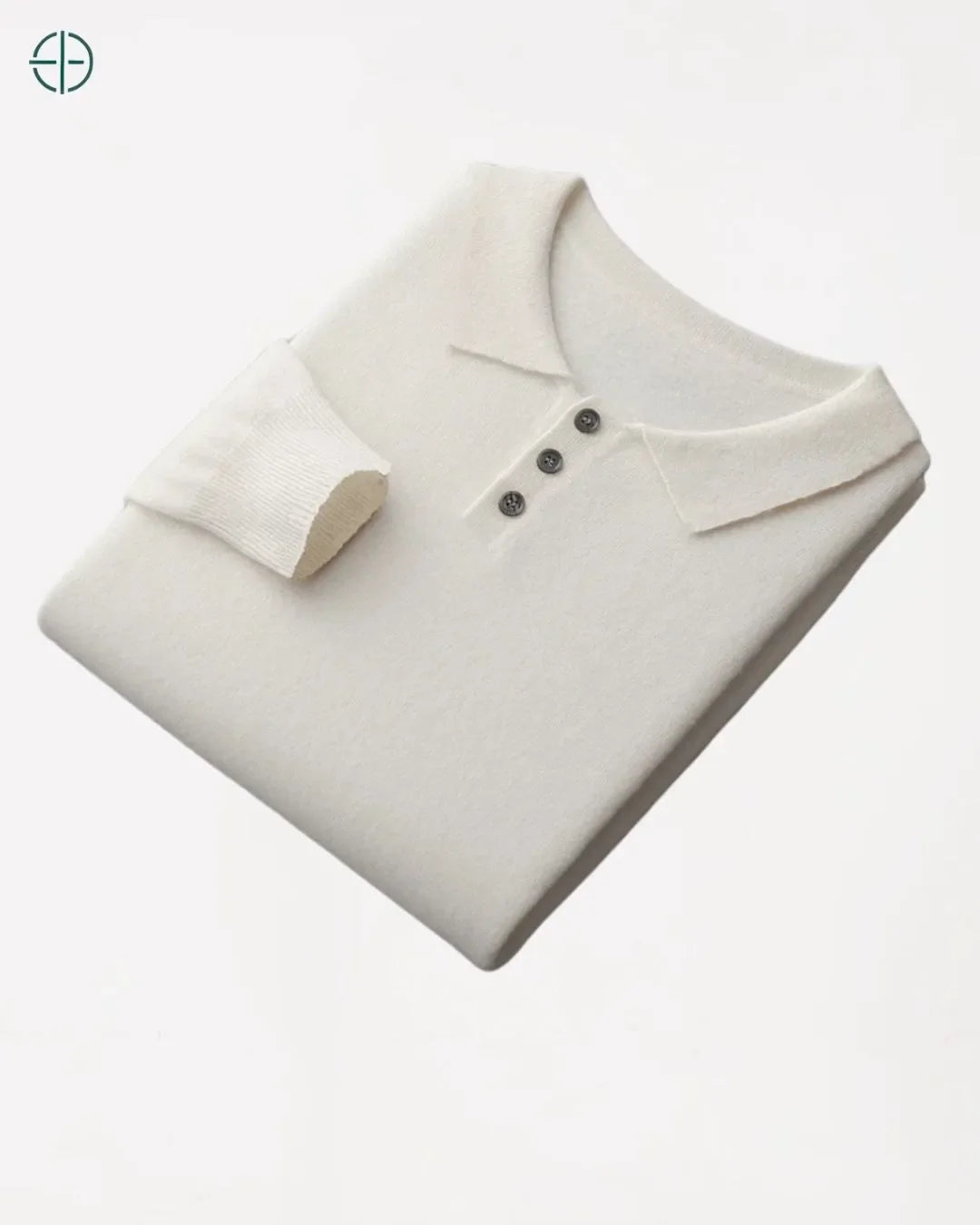 Polo 3 Botões Masculina 100% Caxemira | Rest Money™