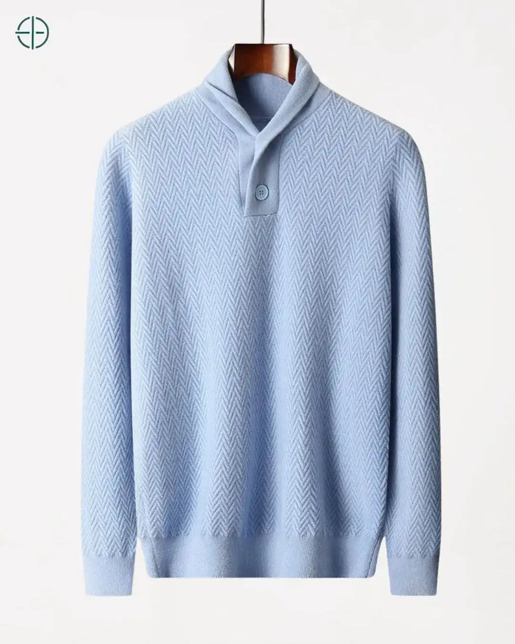 Suéter Estruturado 2 Botões 100% Caxemira | Rest Money™