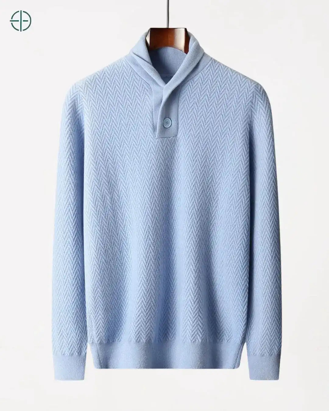 Suéter Estruturado 2 Botões 100% Caxemira | Rest Money™