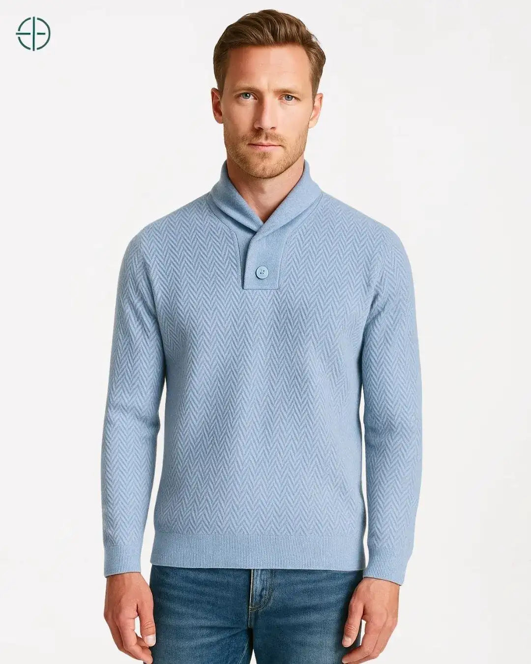 Suéter Estruturado 2 Botões 100% Caxemira | Rest Money™