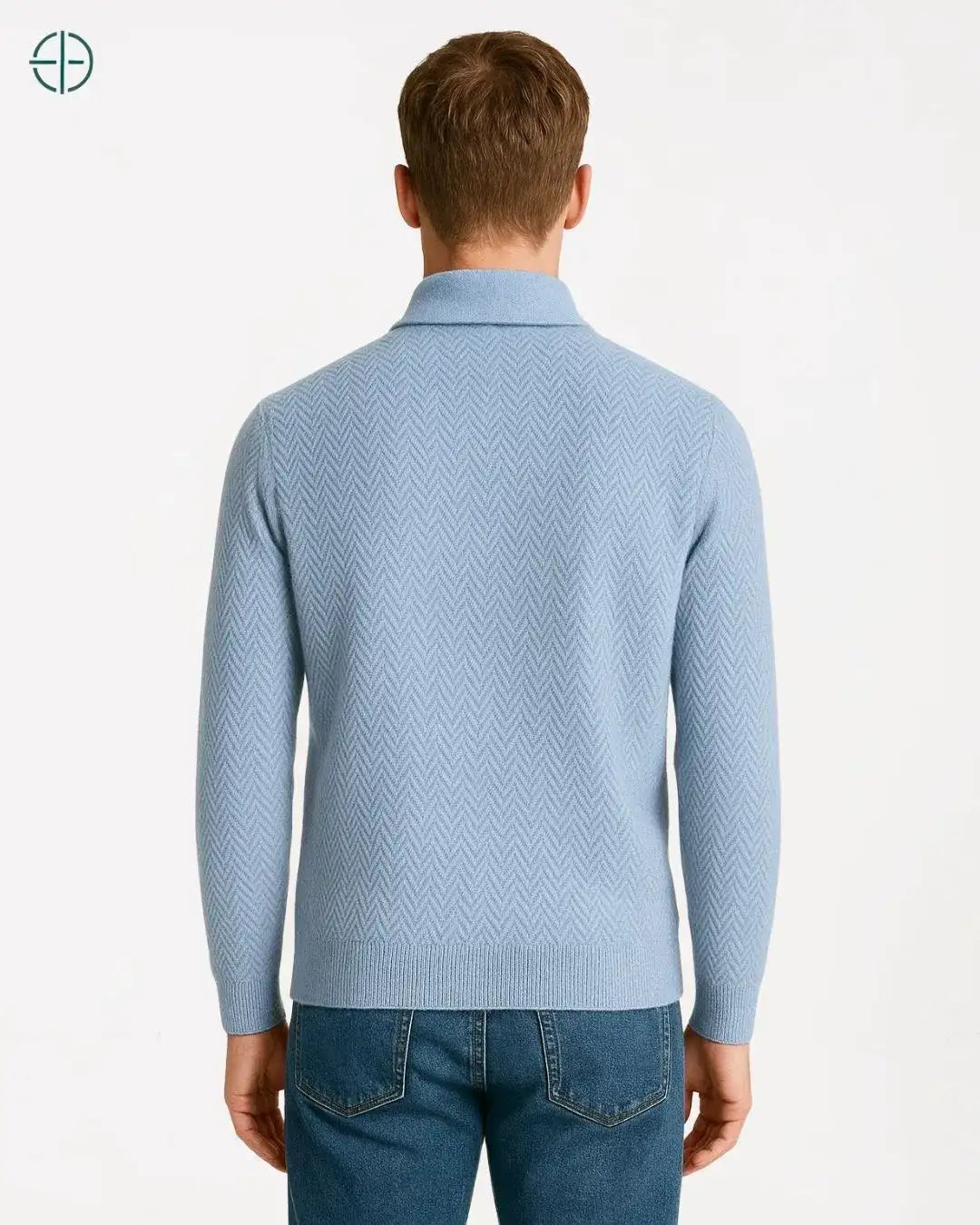 Suéter Estruturado 2 Botões 100% Caxemira | Rest Money™