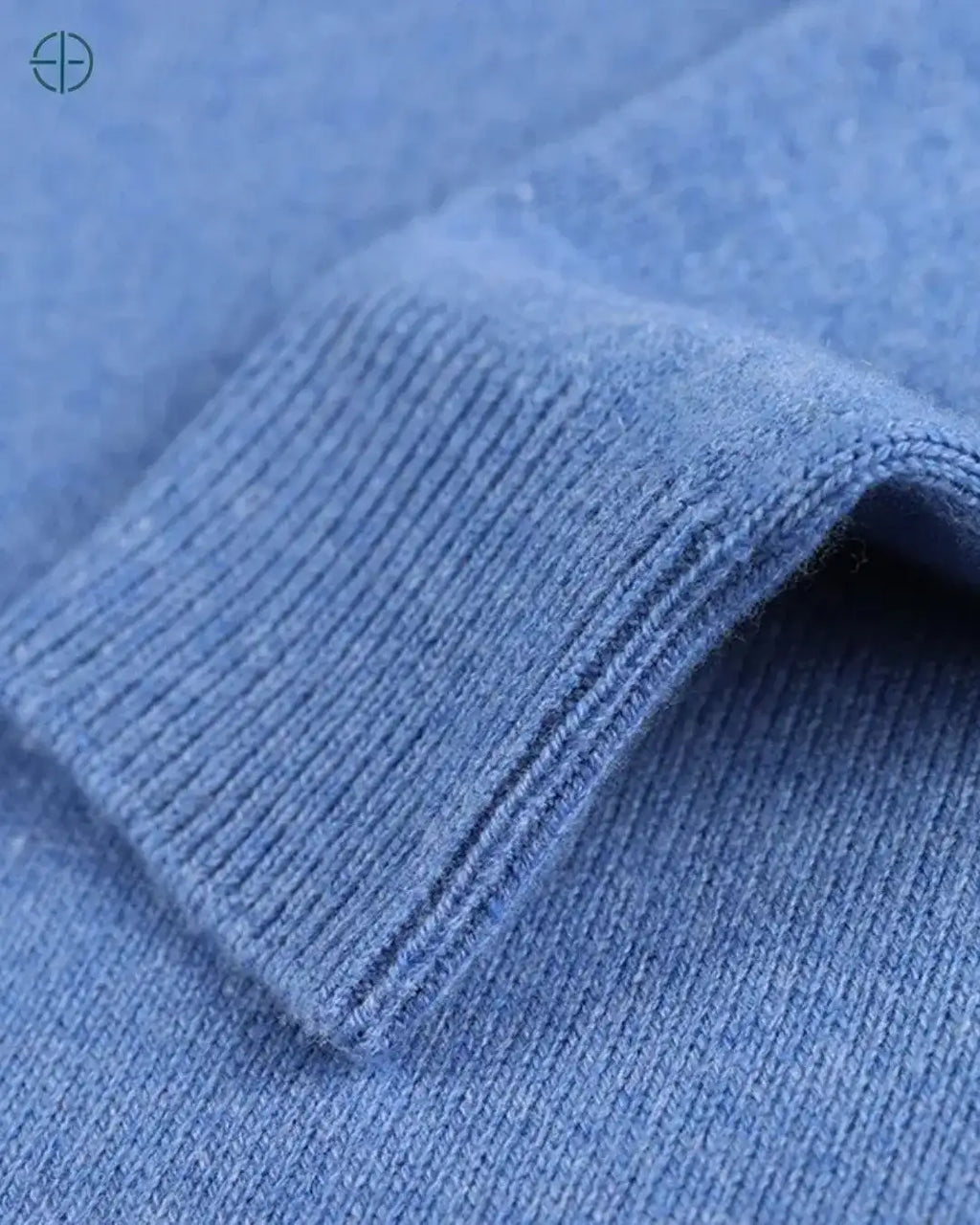 Suéter Meio Zíper Gola Alta 100% Caxemira | Rest Money™