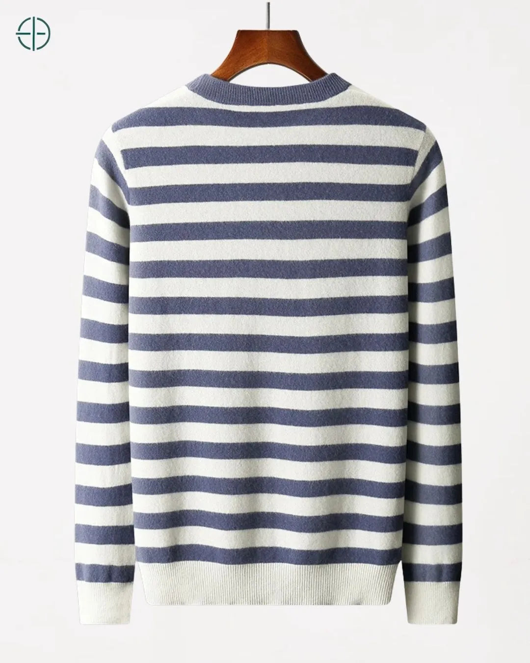 Suéter 100% Caxemira Listrado Old Money | Rest Money™