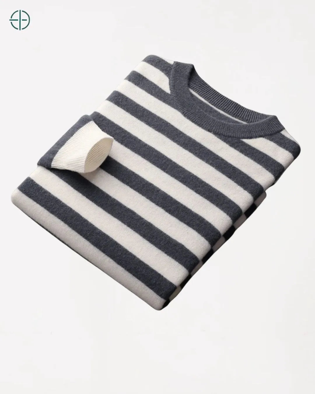 Suéter 100% Caxemira Listrado Old Money | Rest Money™