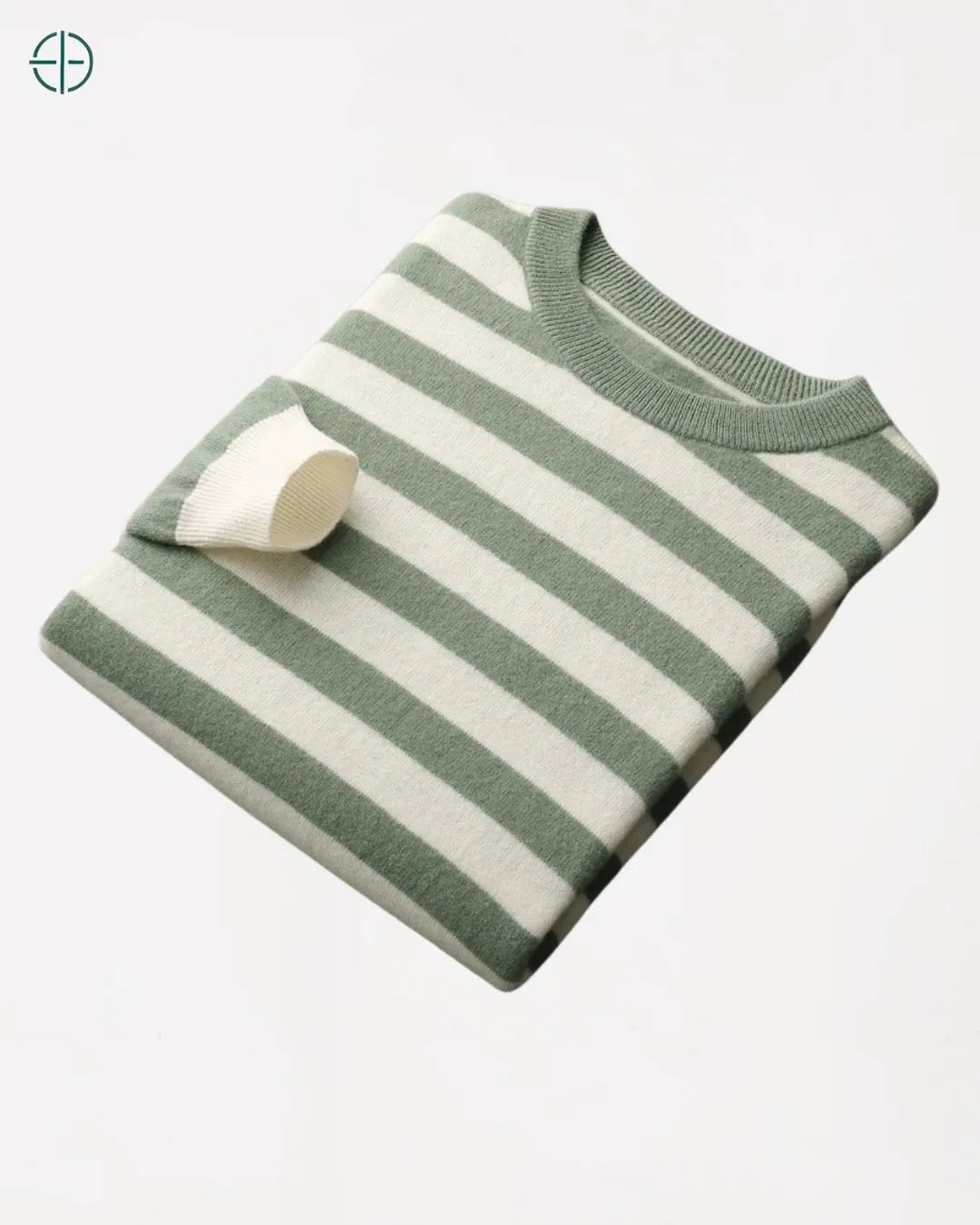 Suéter 100% Caxemira Listrado Old Money | Rest Money™