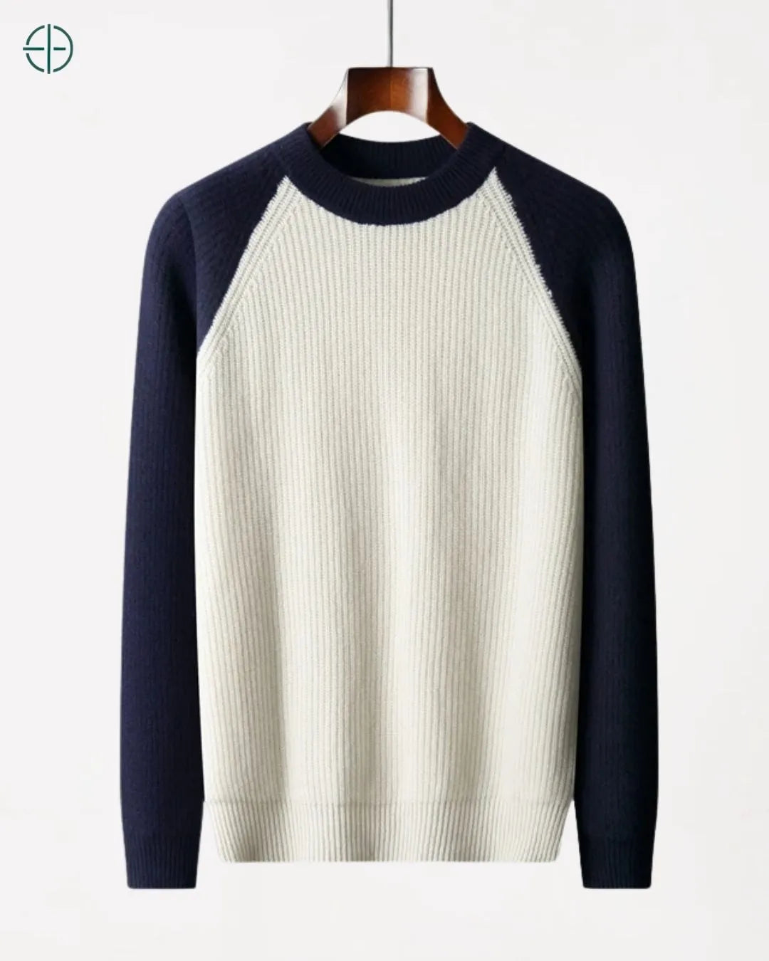 Suéter Contraste 100% Caxemira | Rest Money™