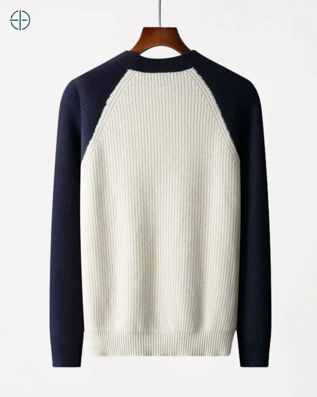 Suéter Contraste 100% Caxemira | Rest Money™