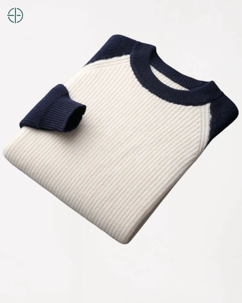 Suéter Contraste 100% Caxemira | Rest Money™