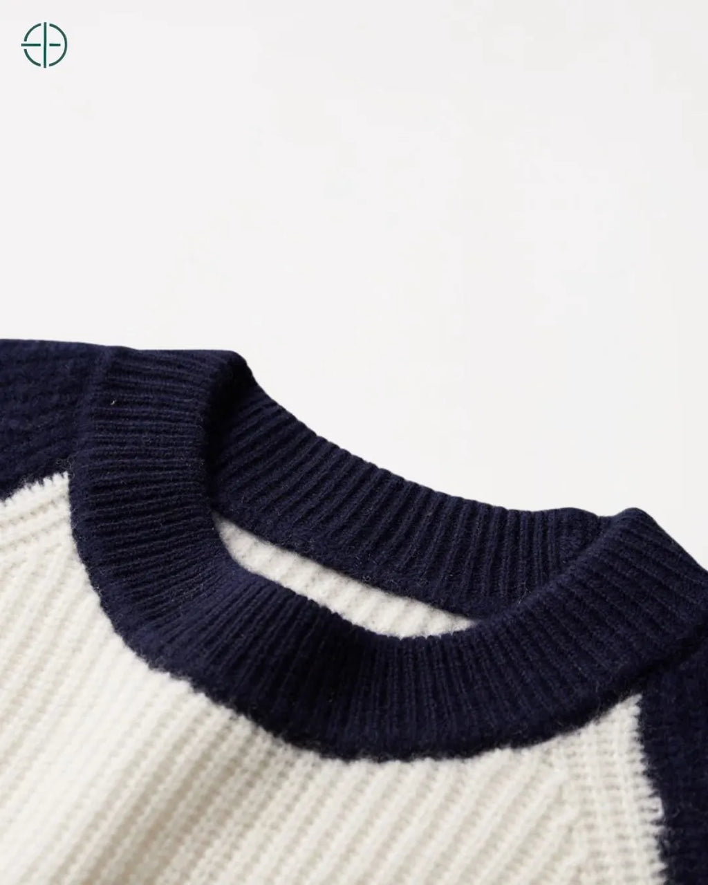 Suéter Contraste 100% Caxemira | Rest Money™