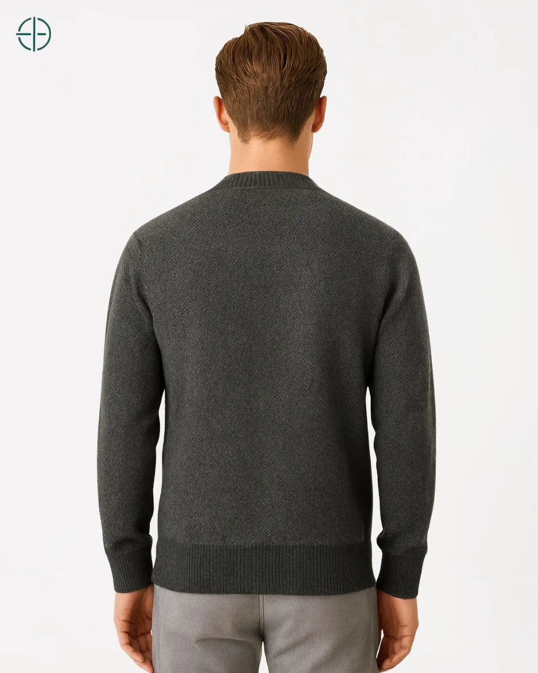 Suéter com Bolso 100% Caxemira | Rest Money™