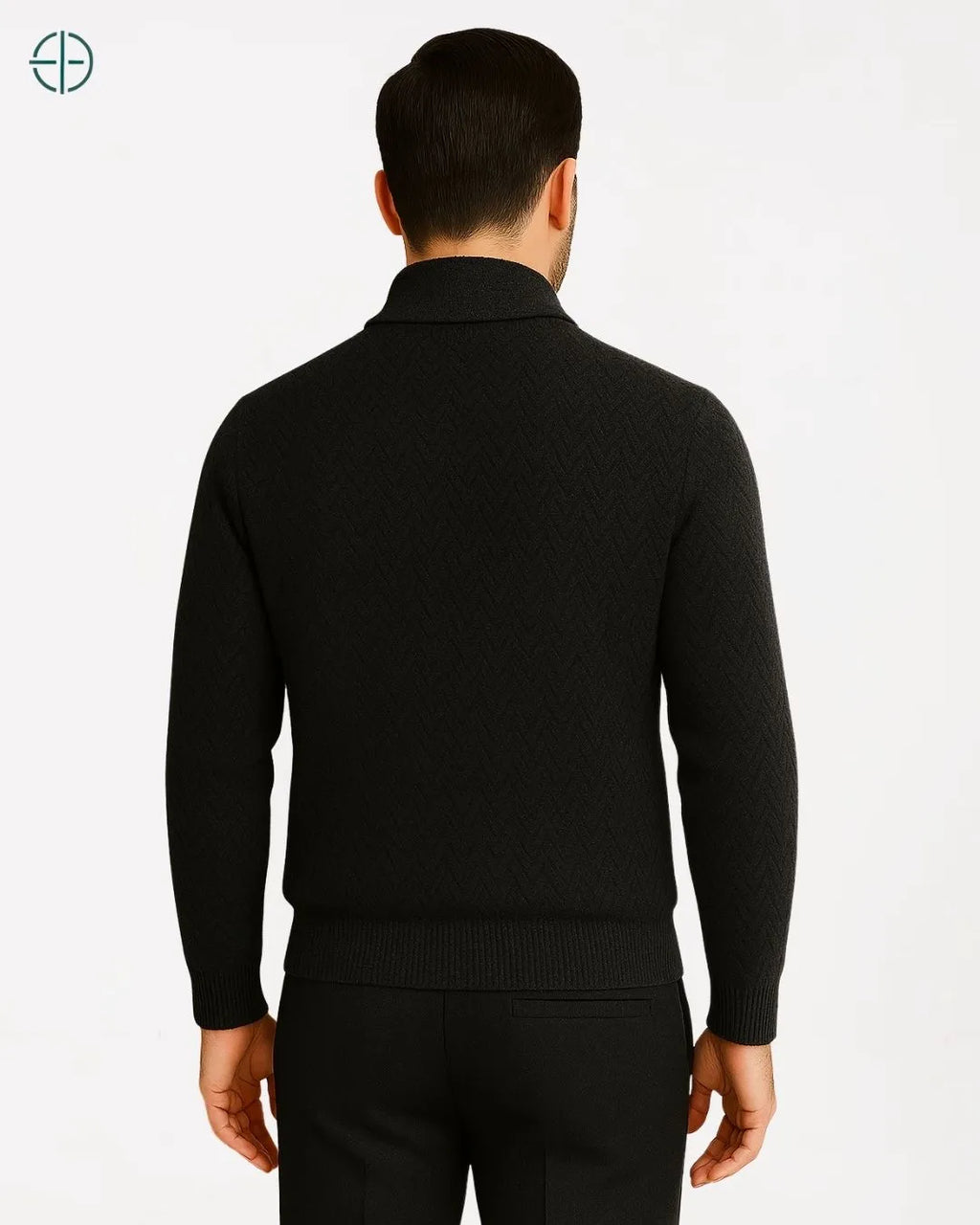 Suéter Estruturado 2 Botões 100% Caxemira | Rest Money™