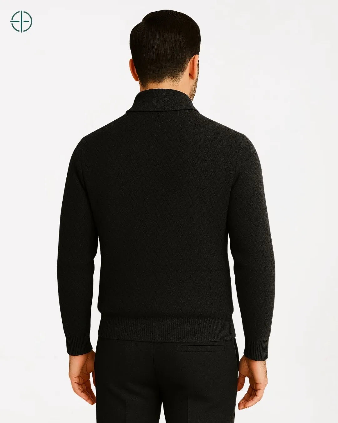 Suéter Estruturado 2 Botões 100% Caxemira | Rest Money™