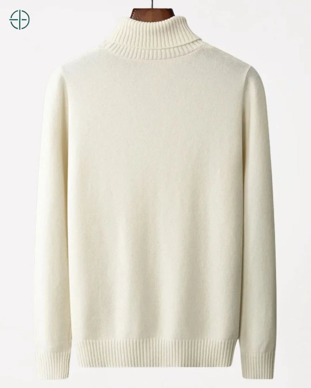 Suéter Gola Alta Grosso 100% Caxemira | Rest Money™