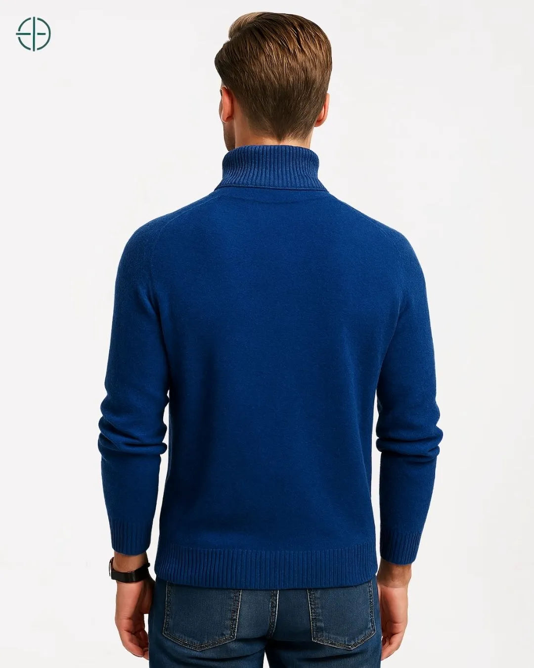 Suéter Gola Alta Grosso 100% Caxemira | Rest Money™