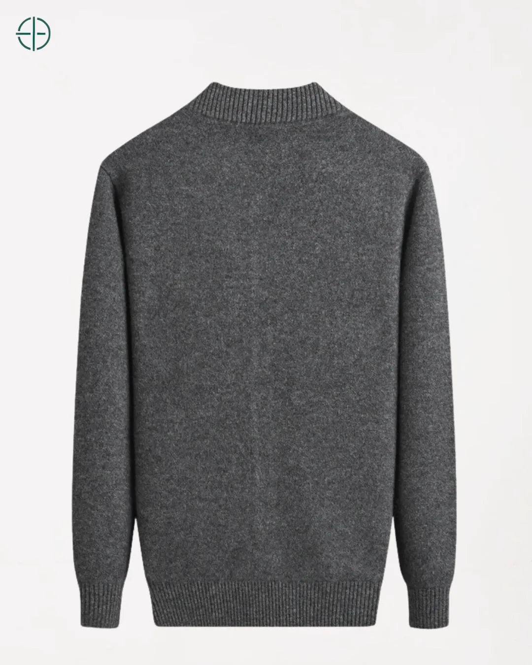 Suéter de Botões Engrossado 100% Caxemira | Rest Money™