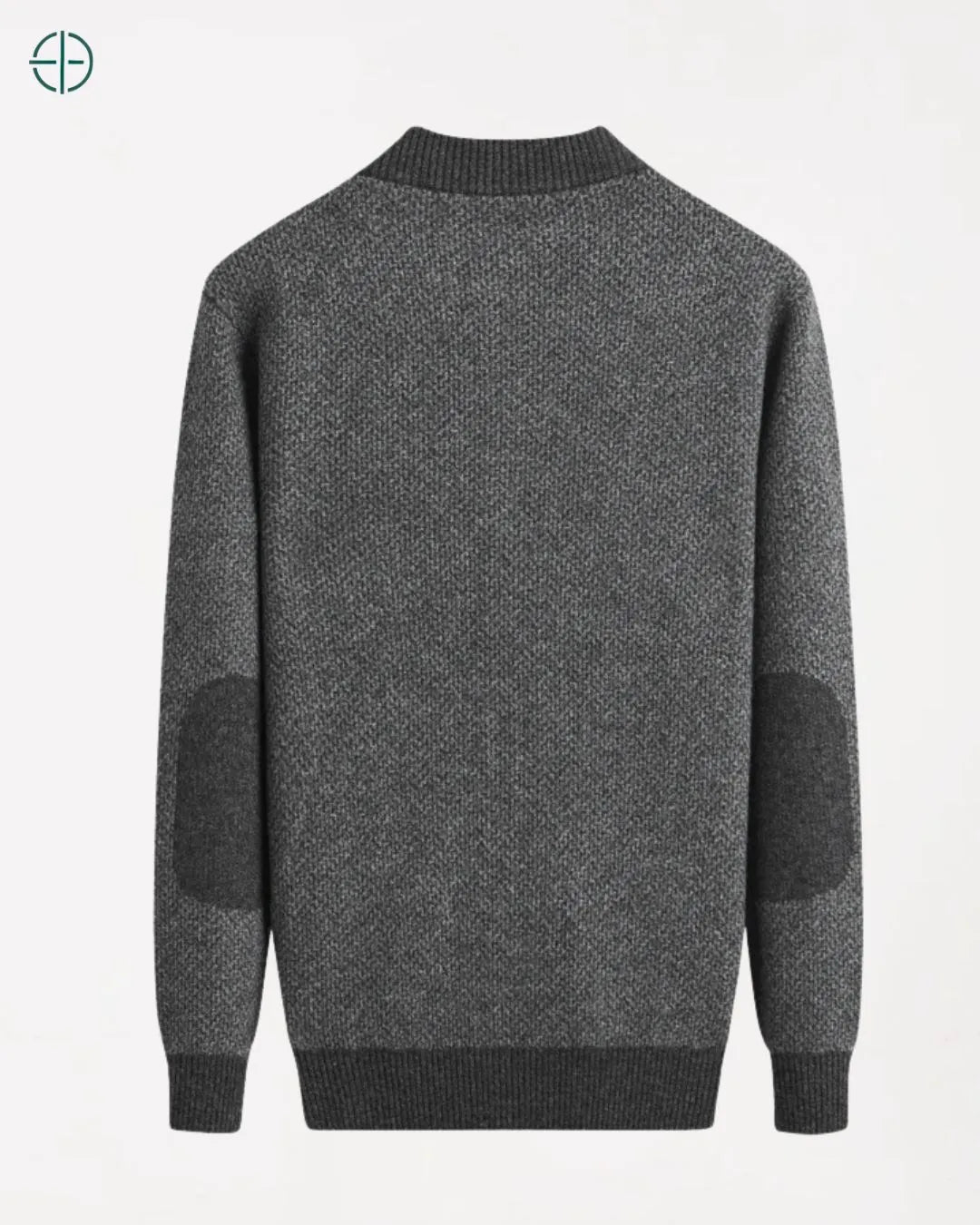 Suéter de Botões Engrossado 100% Caxemira | Rest Money™