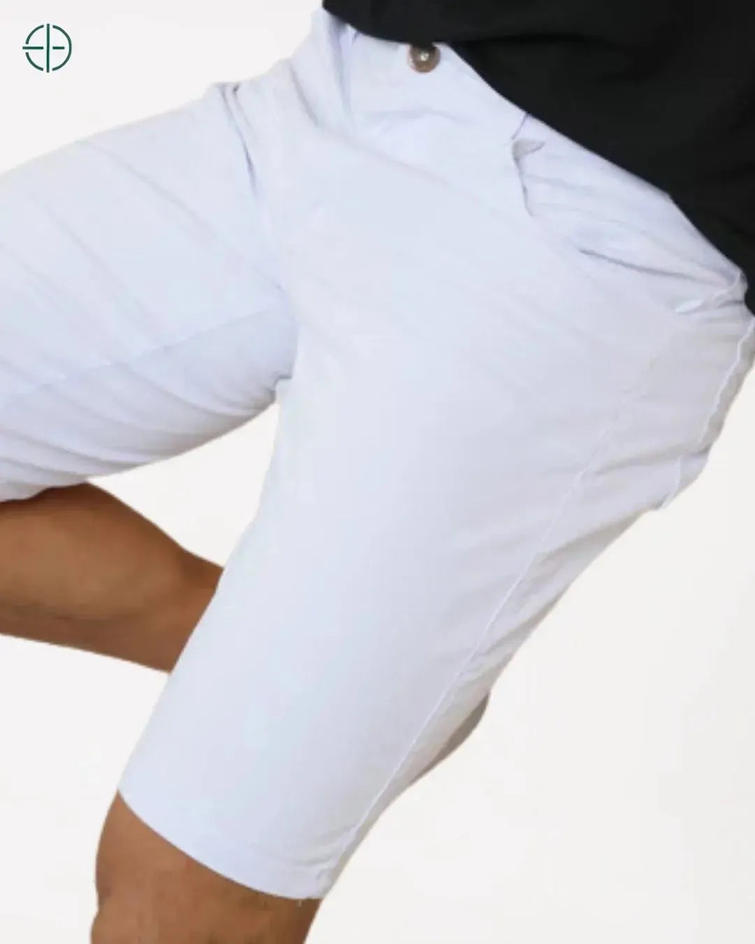 Bermuda Masculina de Sarja | Bolso Faca Branco | Rest Money™