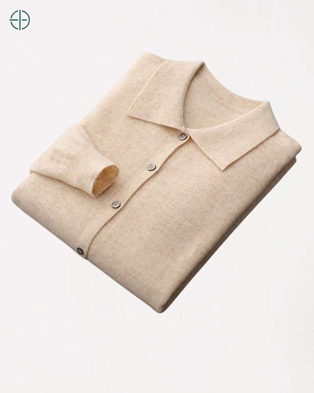 Blusa 100% Caxemira com Botões | Rest Money™