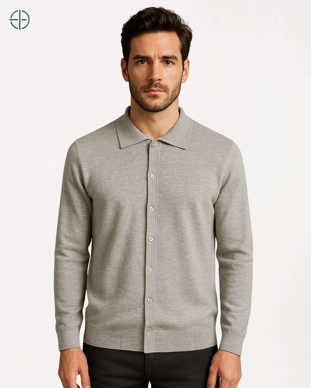 Blusa 100% Caxemira com Botões | Rest Money™