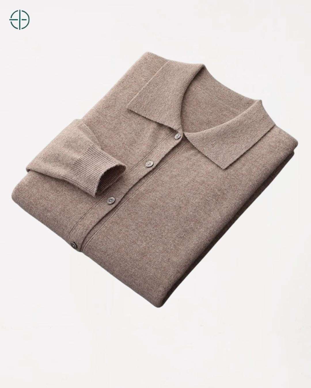 Blusa 100% Caxemira com Botões | Rest Money™