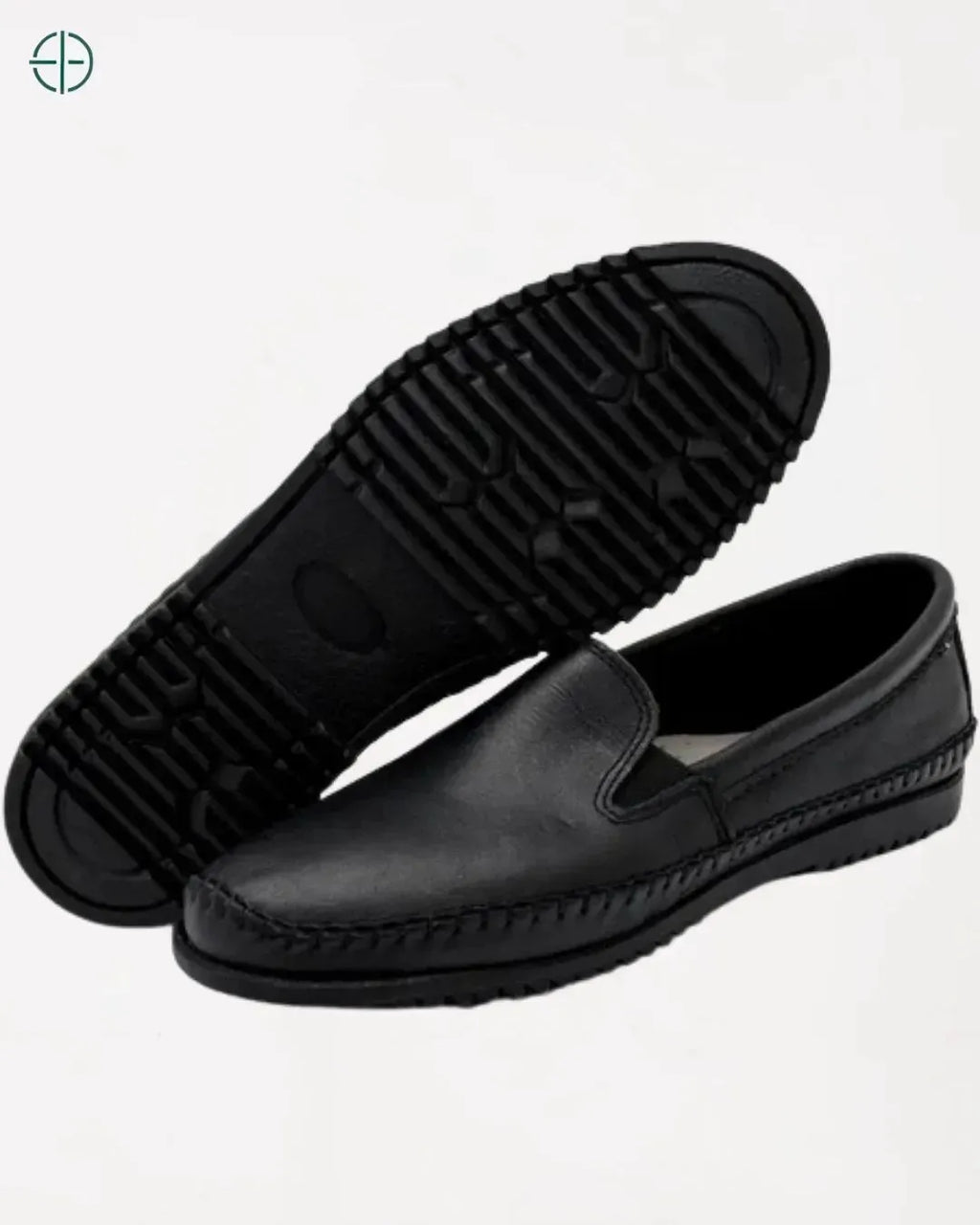 Mocassim Sapatilha Masculino em Couro Legitimo Preto Liso | Rest Money™