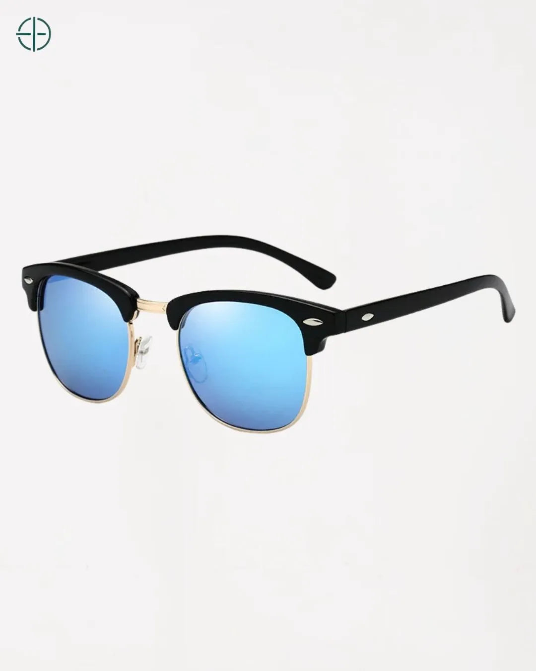 Óculos De Sol Retrô Vintage Azul | Rest Money™