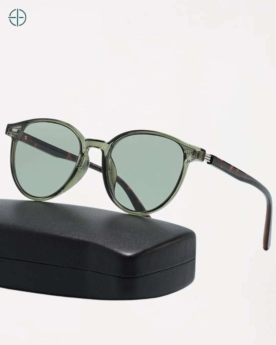 Óculos De Sol Coreano Verde | Rest Money™