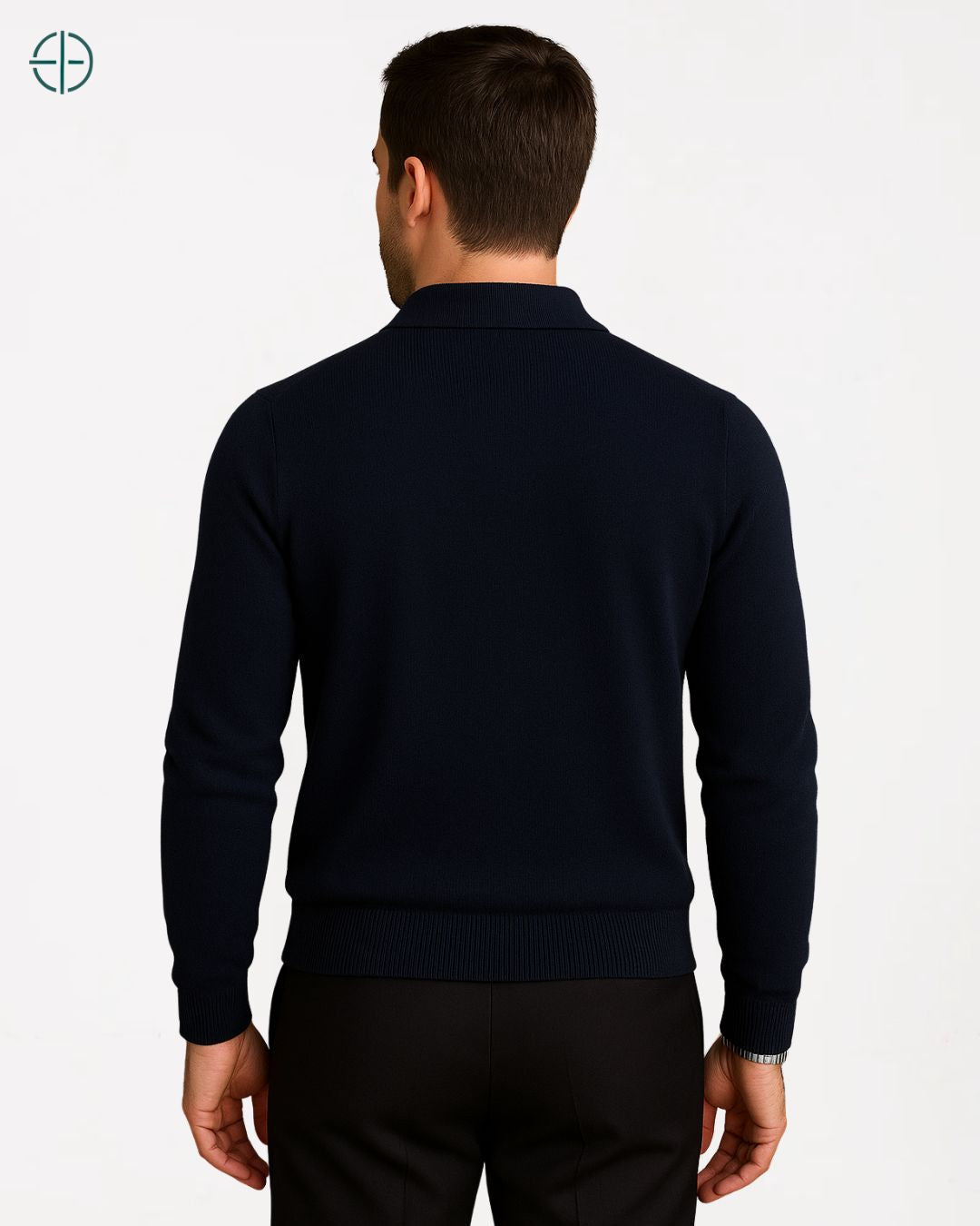 Polo 3 Botões Masculina 100% Caxemira | Rest Money™