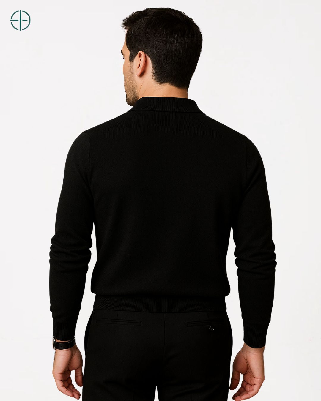 Polo 3 Botões Masculina 100% Caxemira | Rest Money™