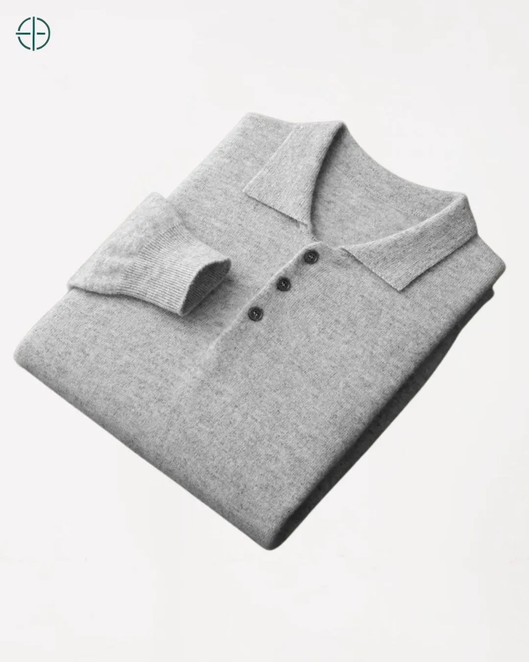 Polo 3 Botões Masculina 100% Caxemira | Rest Money™