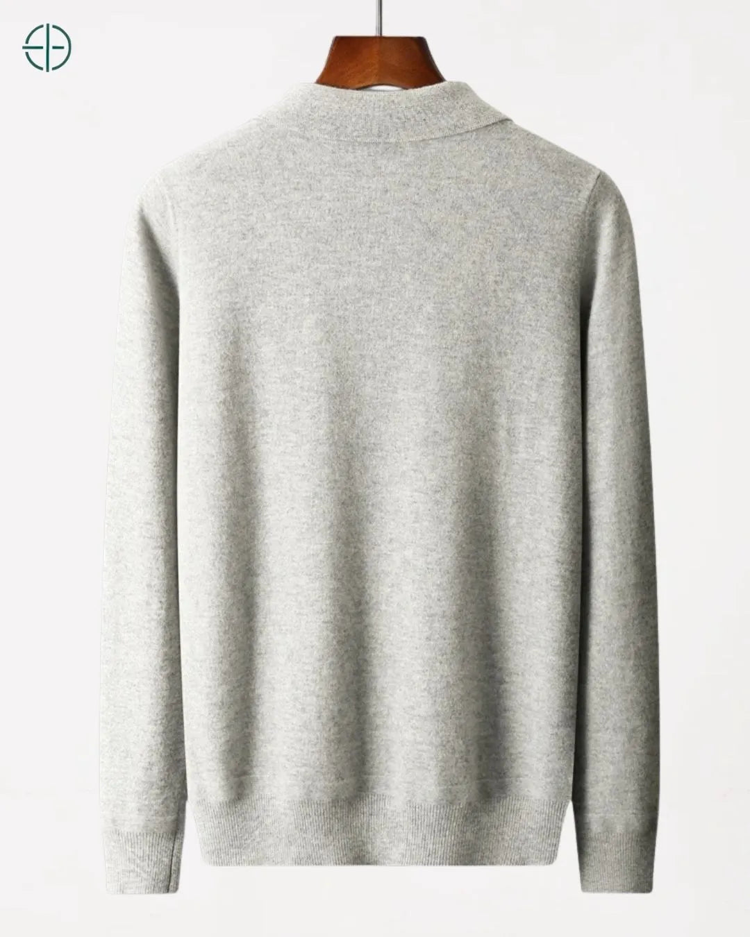 Pulôver Nobre Gola Polo 100% Caxemira | Rest Money™