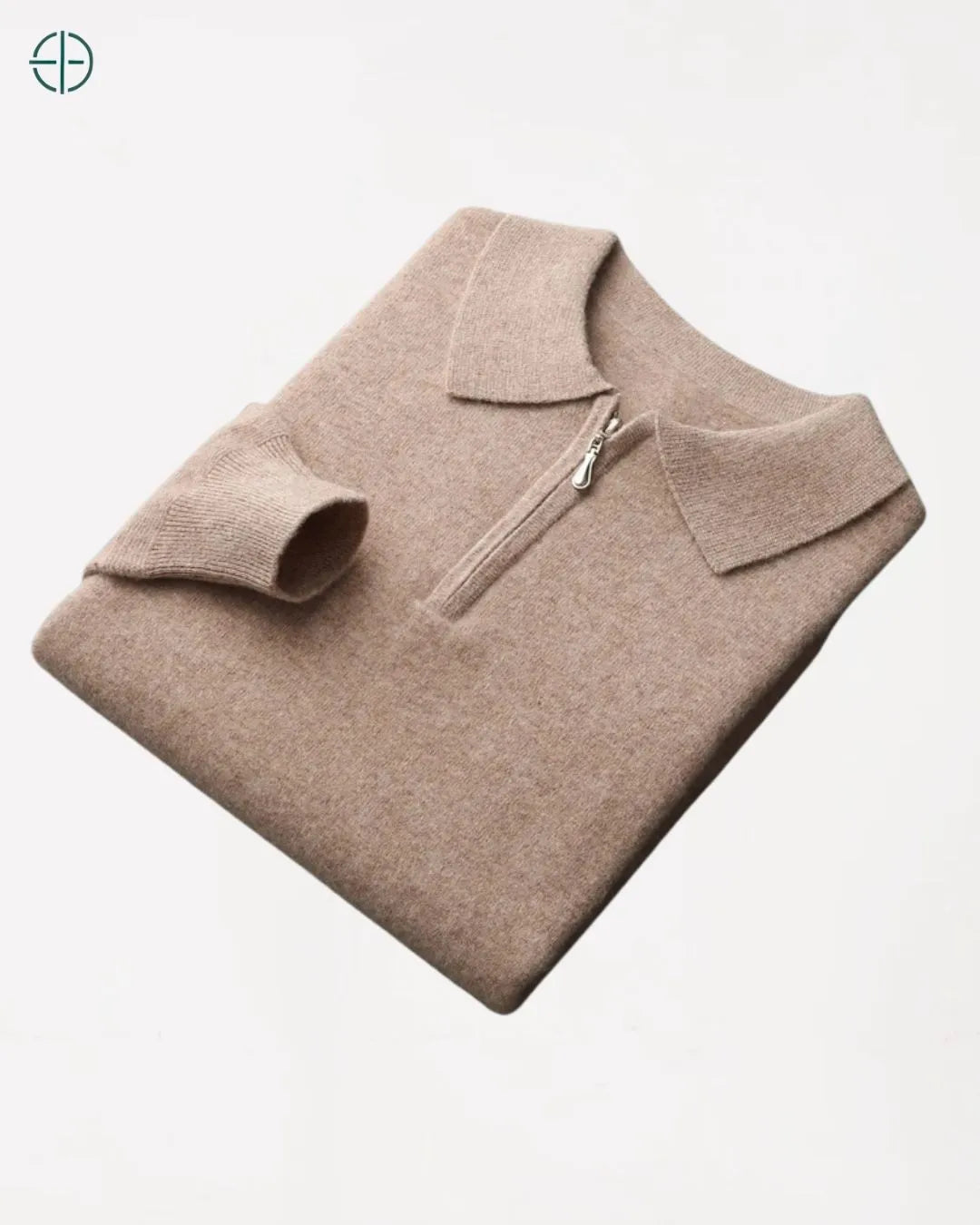 Pulôver Nobre Gola Polo 100% Caxemira | Rest Money™