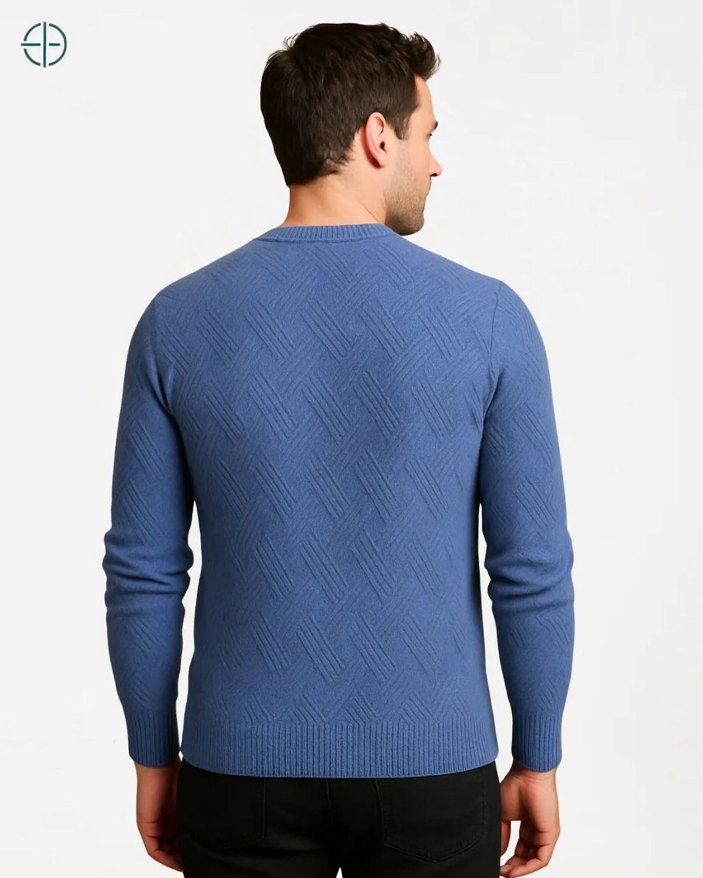 Pulôver Engrossado Masculino 100% Caxemira | Rest Money™